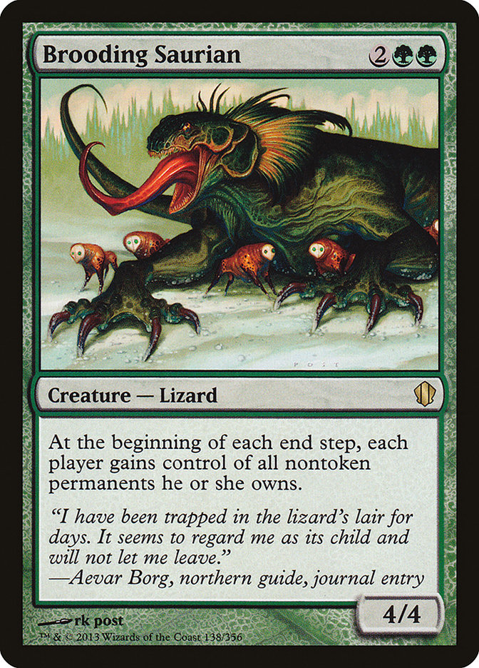 Brooding Saurian 138 (Commander 2013)  | Good Games Adelaide SA