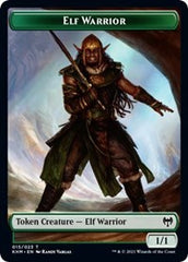 Elf Warrior // Replicated Ring Double-sided Token [Kaldheim Tokens] | Good Games Adelaide SA