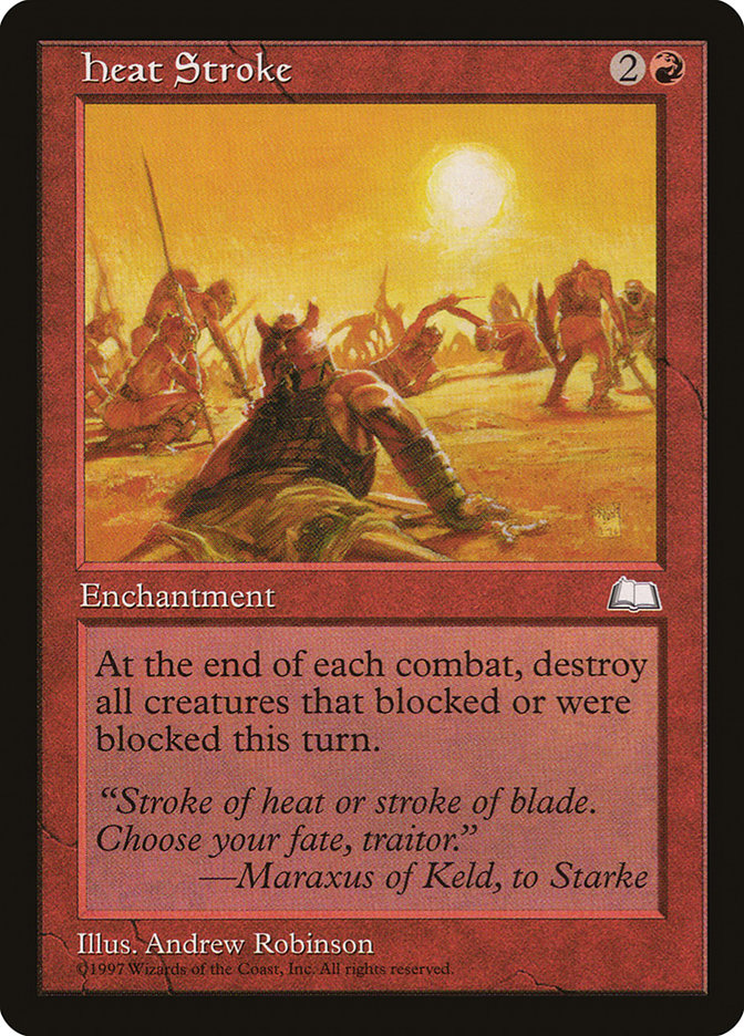 Heat Stroke  (Weatherlight)  | Good Games Adelaide SA