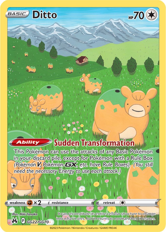 Ditto (GG22/GG70) [Sword & Shield: Crown Zenith] | Good Games Adelaide SA