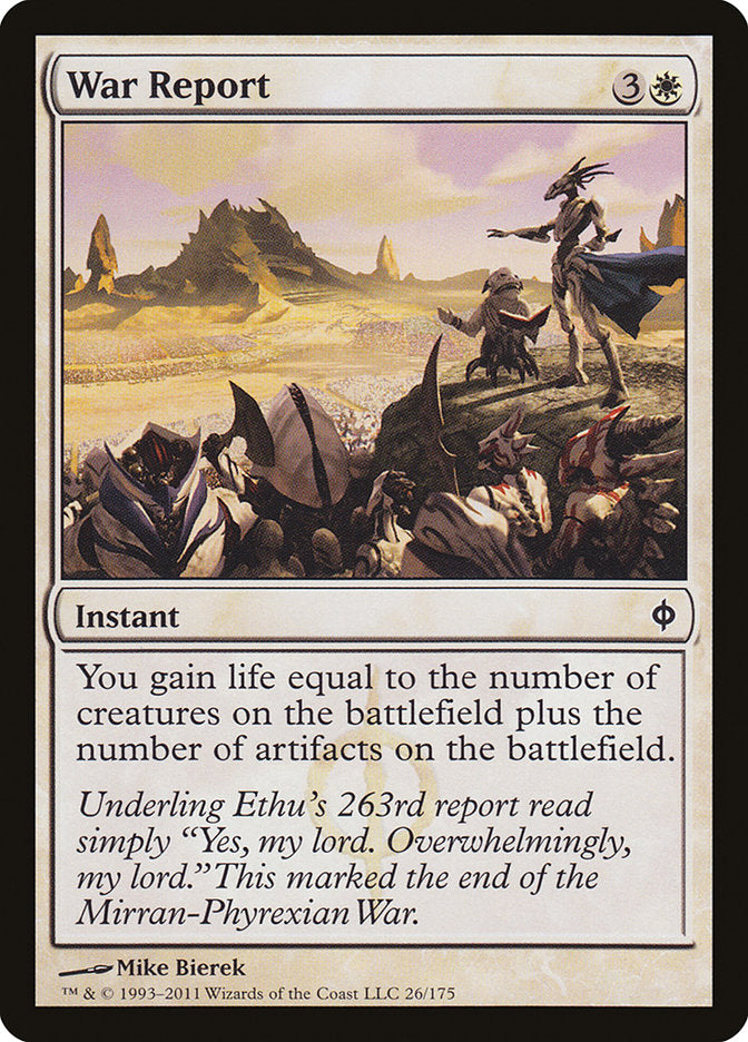 War Report 26 (New Phyrexia)  - Foil | Good Games Adelaide SA