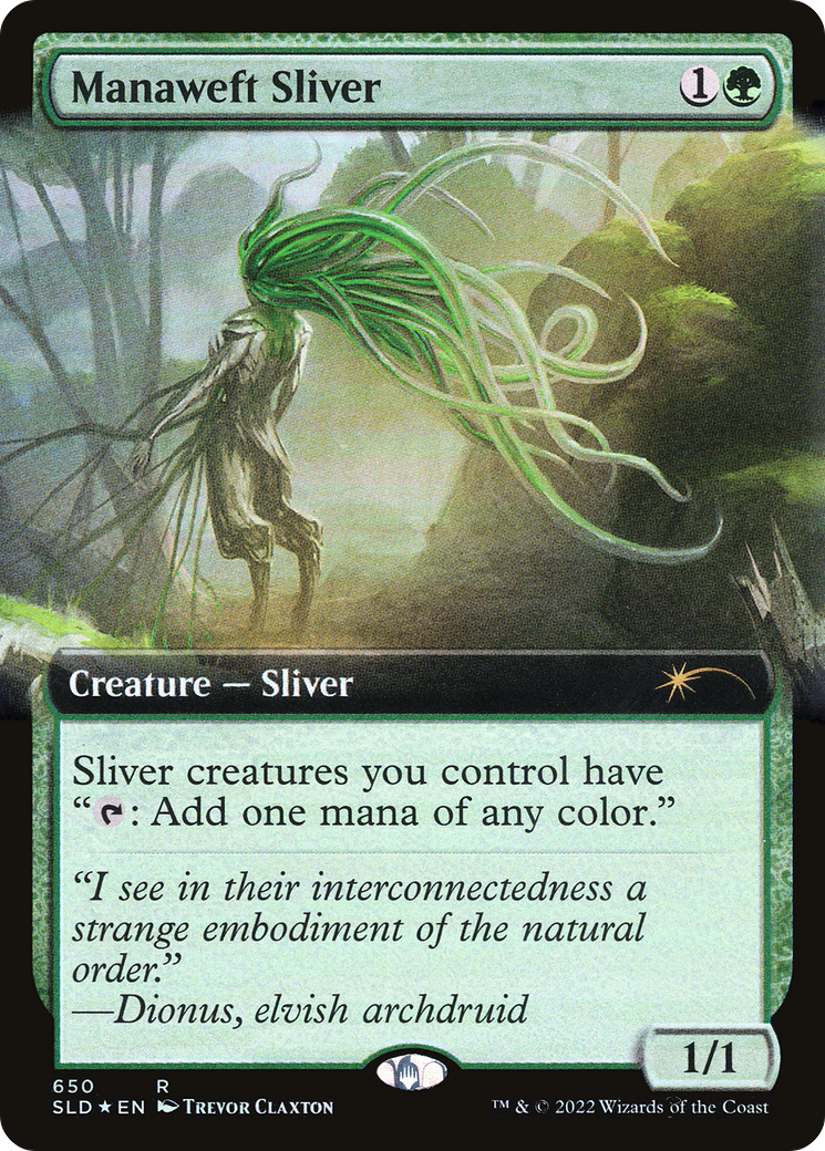 Manaweft Sliver (Extended Art) [Secret Lair Drop Promos] | Good Games Adelaide SA