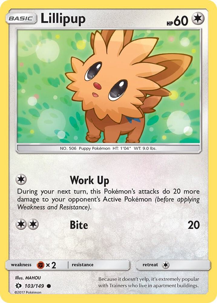 Lillipup 103/149 (SM Base Set)  | Good Games Adelaide SA