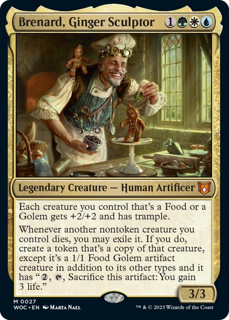 Brenard, Ginger Sculptor [Wilds of Eldraine Commander] | Good Games Adelaide SA