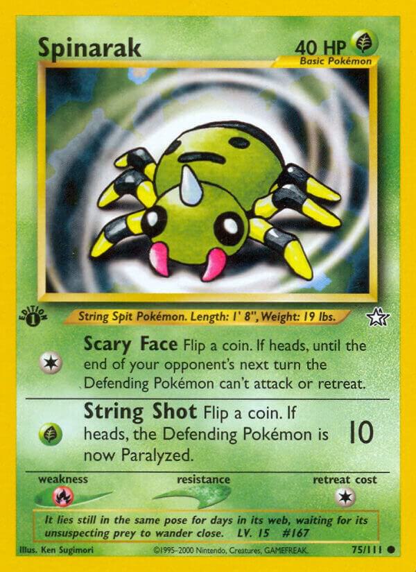 Spinarak 075/111 (Neo Genesis)  - 1st Edition | Good Games Adelaide SA