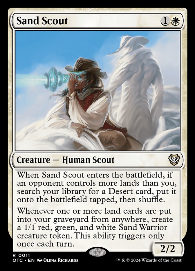 Sand Scout 11 (Commander: Outlaws of Thunder Junction)  | Good Games Adelaide SA