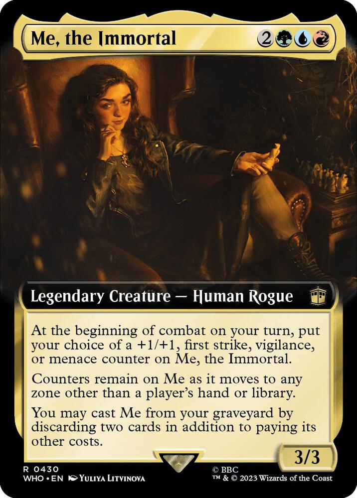 Me the Immortal Extended Art 430 (Universes Beyond: Doctor Who)  | Good Games Adelaide SA