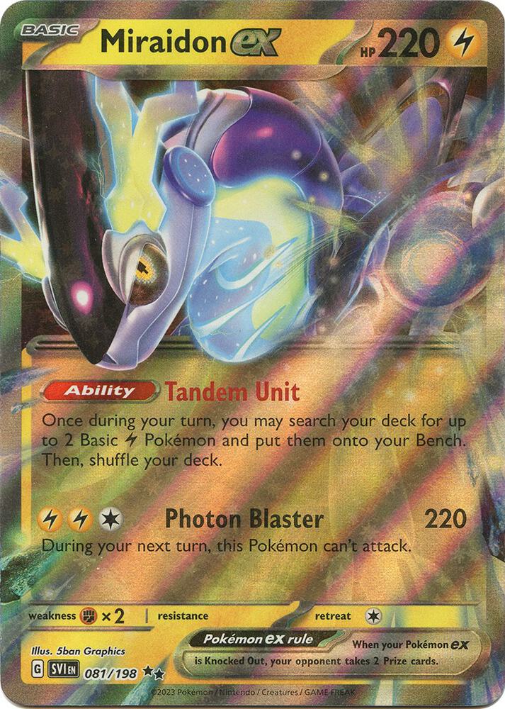 Miraidon ex 081/198 (SV01: Scarlet & Violet Base Set)  - Holofoil | Good Games Adelaide SA