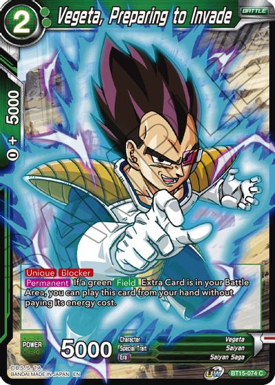 Vegeta, Preparing to Invade [BT15-074] | Good Games Adelaide SA