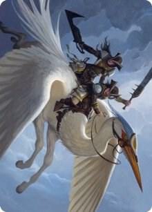 Gryffwing Cavalry Art Card 11 (Art Series: Innistrad: Crimson Vow)  | Good Games Adelaide SA