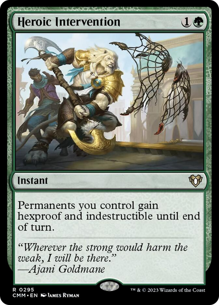 Heroic Intervention [Commander Masters] | Good Games Adelaide SA