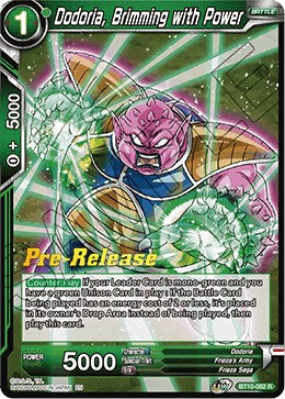 Dodoria, Brimming with Power (Rise of the Unison Warrior) [BT10-082] | Good Games Adelaide SA