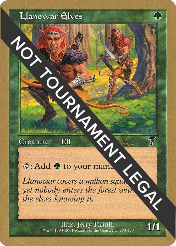 Llanowar Elves 2001 Jan Tomcani 7ED jt253/138 (World Championship Decks)  | Good Games Adelaide SA