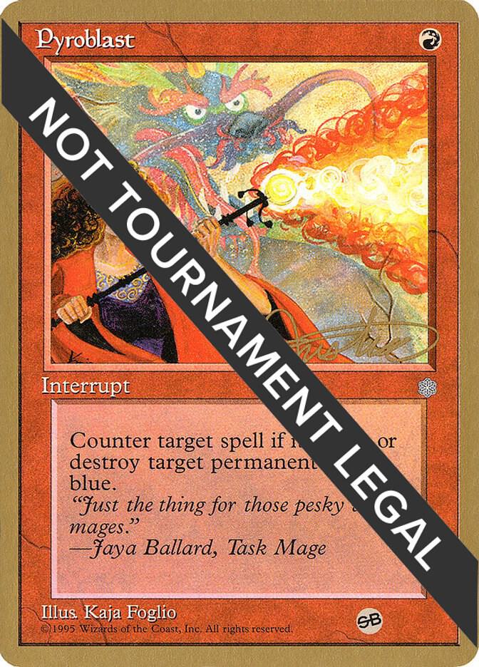 Pyroblast 1996 Mark Justice ICE SB  (World Championship Decks)  | Good Games Adelaide SA