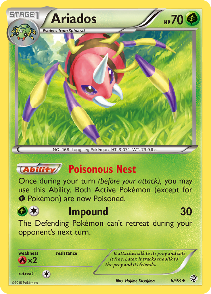 Ariados (6/98) [XY: Ancient Origins] | Good Games Adelaide SA