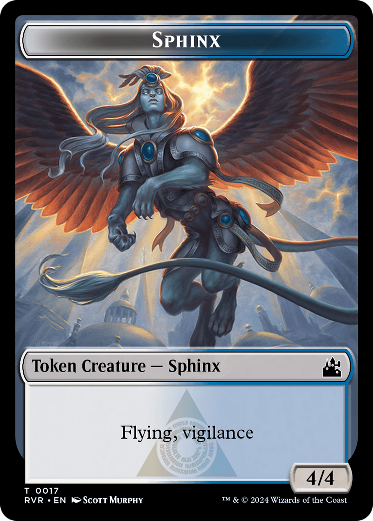 Sphinx Token [Ravnica Remastered Tokens] | Good Games Adelaide SA