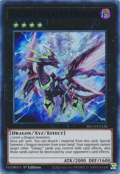 Galaxy Stealth Dragon (Blue) [DLCS-EN126] Ultra Rare | Good Games Adelaide SA