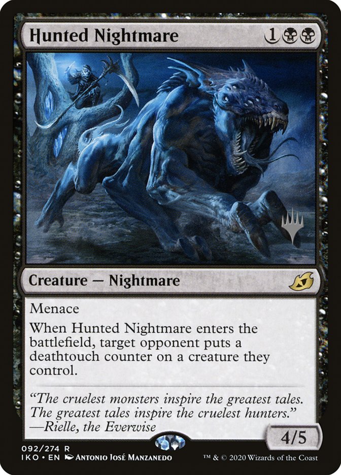 Hunted Nightmare (Promo Pack) [Ikoria: Lair of Behemoths Promos] | Good Games Adelaide SA
