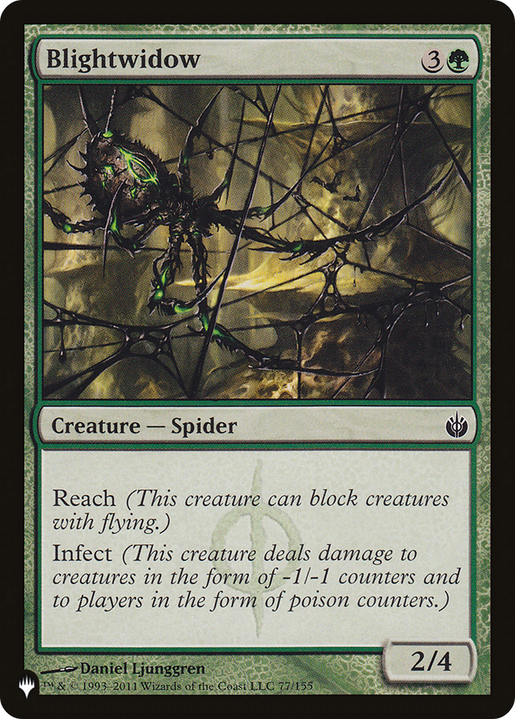 Blightwidow [The List Reprints] | Good Games Adelaide SA