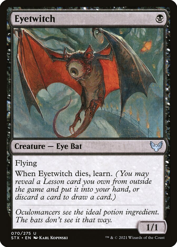Eyetwitch 70 (Strixhaven: School of Mages)  - Foil | Good Games Adelaide SA