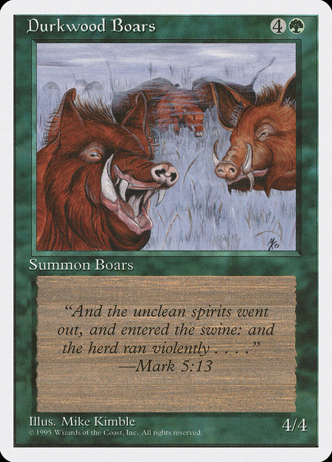 Durkwood Boars [Fourth Edition] | Good Games Adelaide SA