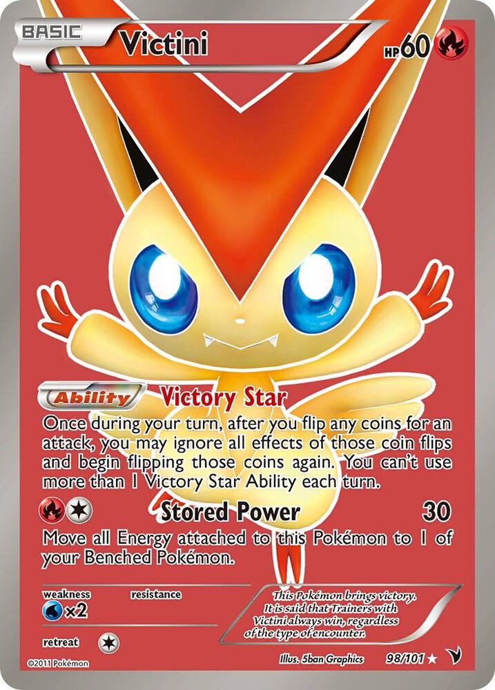 Victini 98/101 (Noble Victories)  - Holofoil | Good Games Adelaide SA