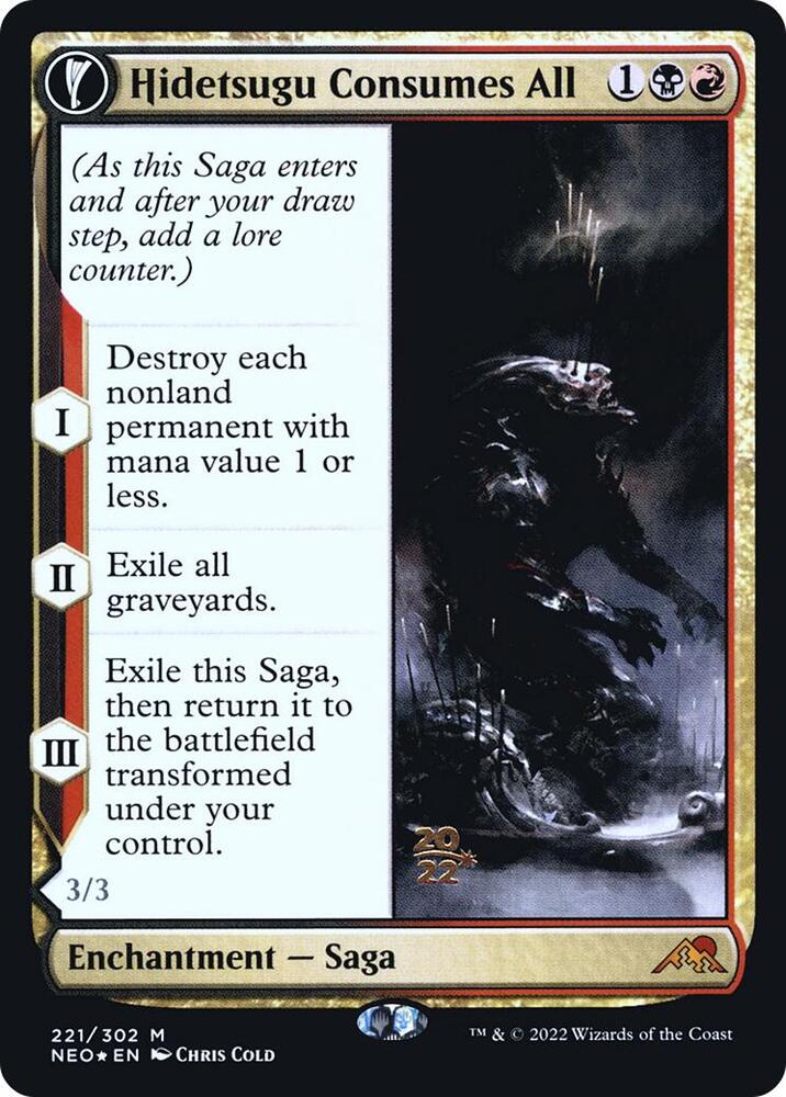 Hidetsugu Consumes All 221 (Prerelease Cards)  - Foil | Good Games Adelaide SA