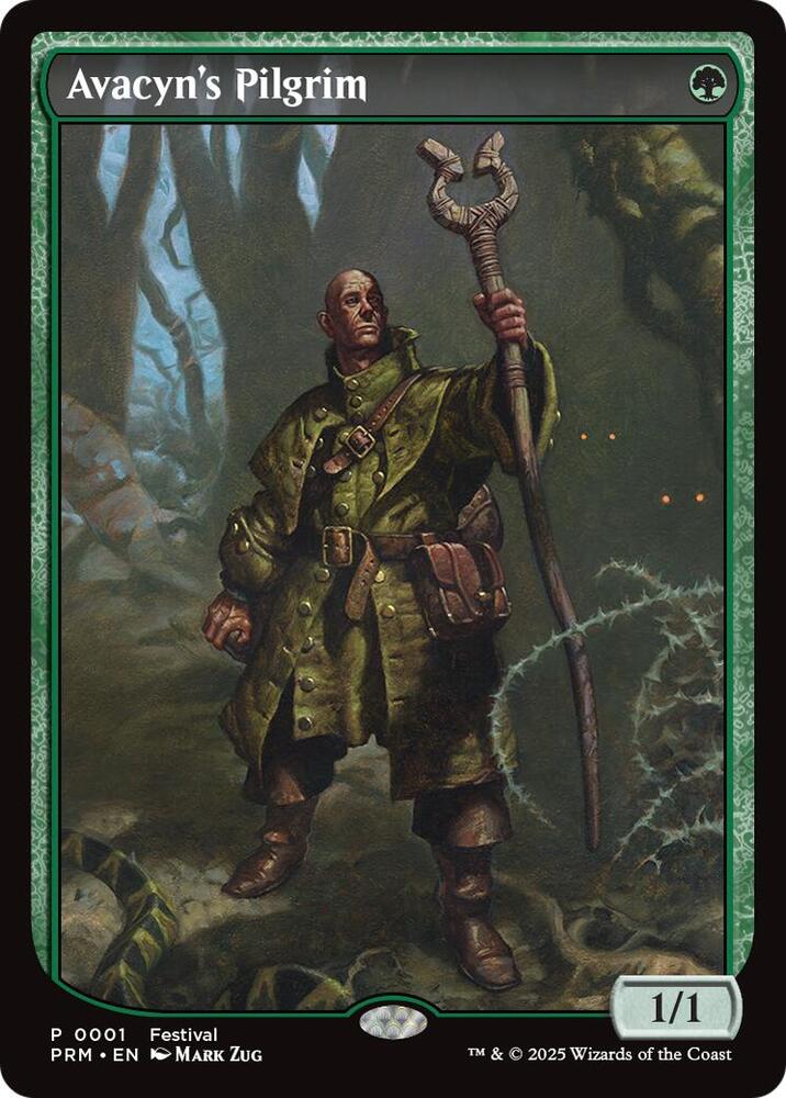 Avacyn's Pilgrim 1 (MagicFest Cards)  - Foil | Good Games Adelaide SA