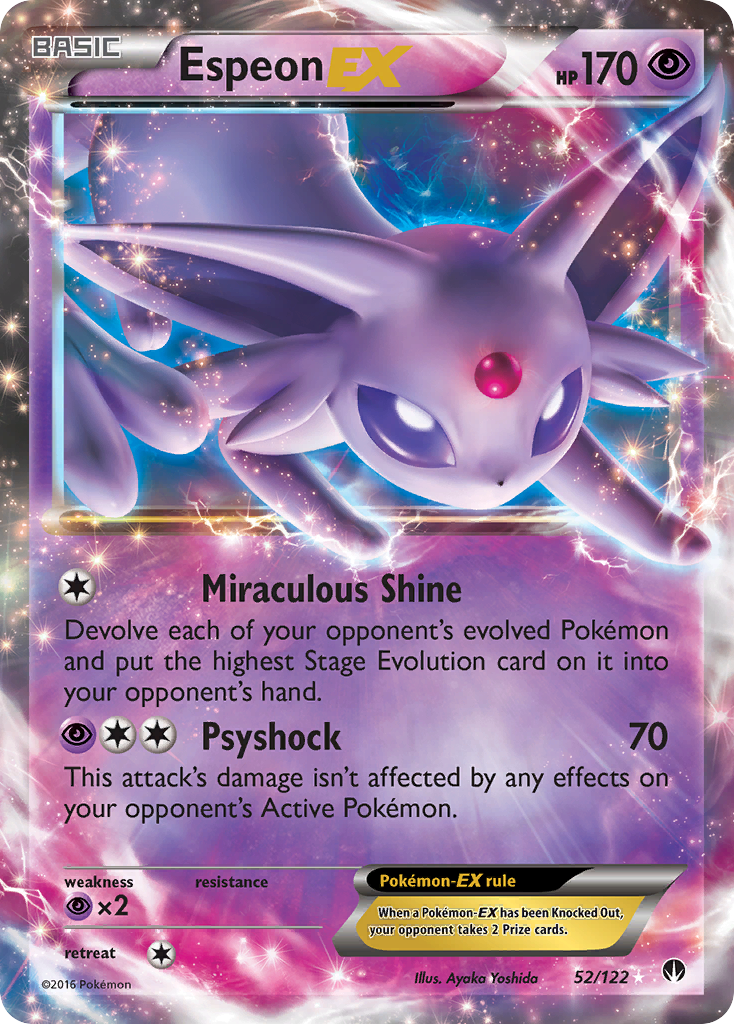 Espeon EX (52/122) [XY: BREAKpoint] | Good Games Adelaide SA
