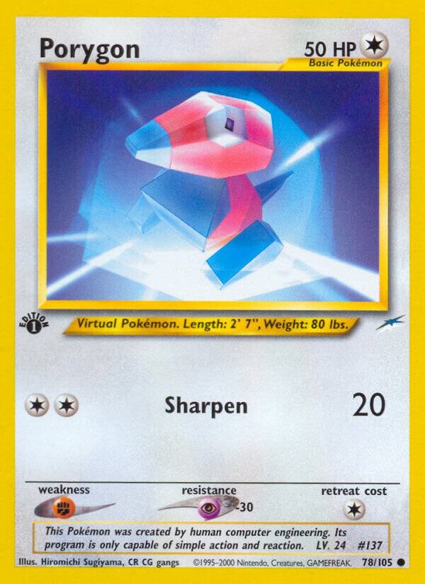 Porygon 078/105 (Neo Destiny)  - 1st Edition | Good Games Adelaide SA