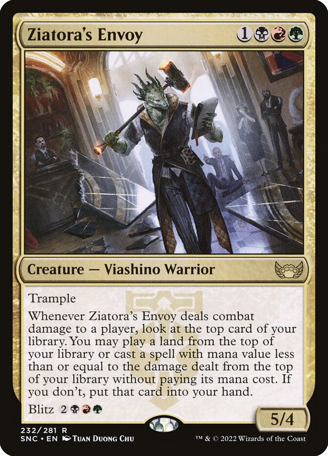 Ziatora's Envoy 232 (Streets of New Capenna)  - Foil | Good Games Adelaide SA