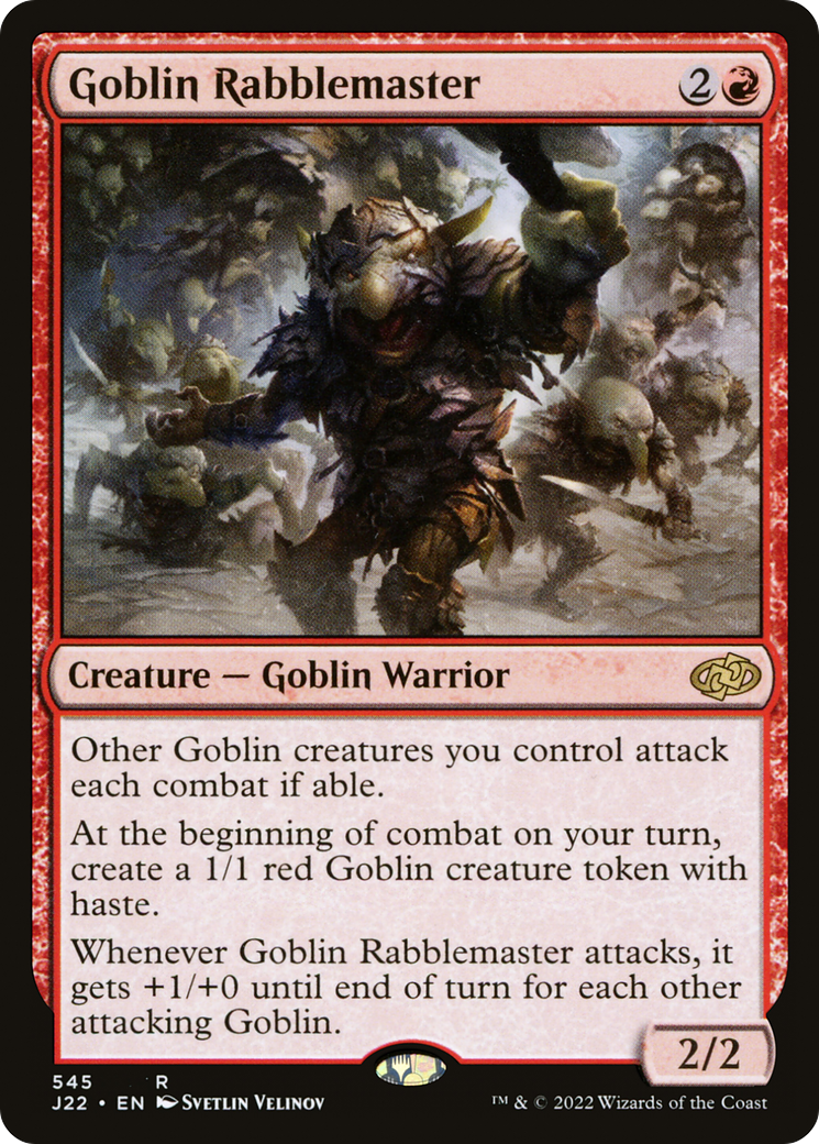 Goblin Rabblemaster [Jumpstart 2022] | Good Games Adelaide SA