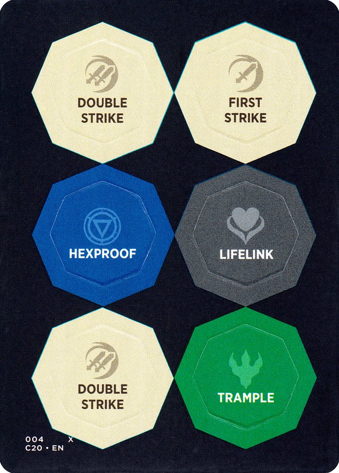 Punch Card Token (003 // 004) [Commander 2020 Tokens] | Good Games Adelaide SA