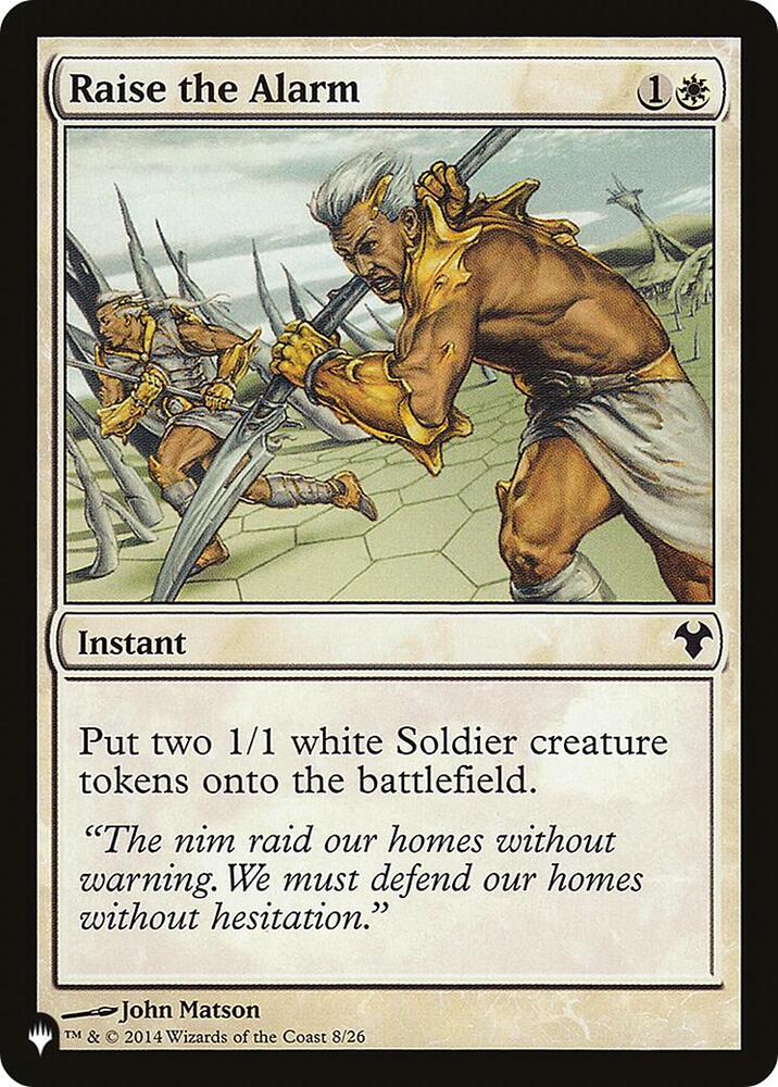 Raise the Alarm 26-Aug (The List Reprints)  | Good Games Adelaide SA