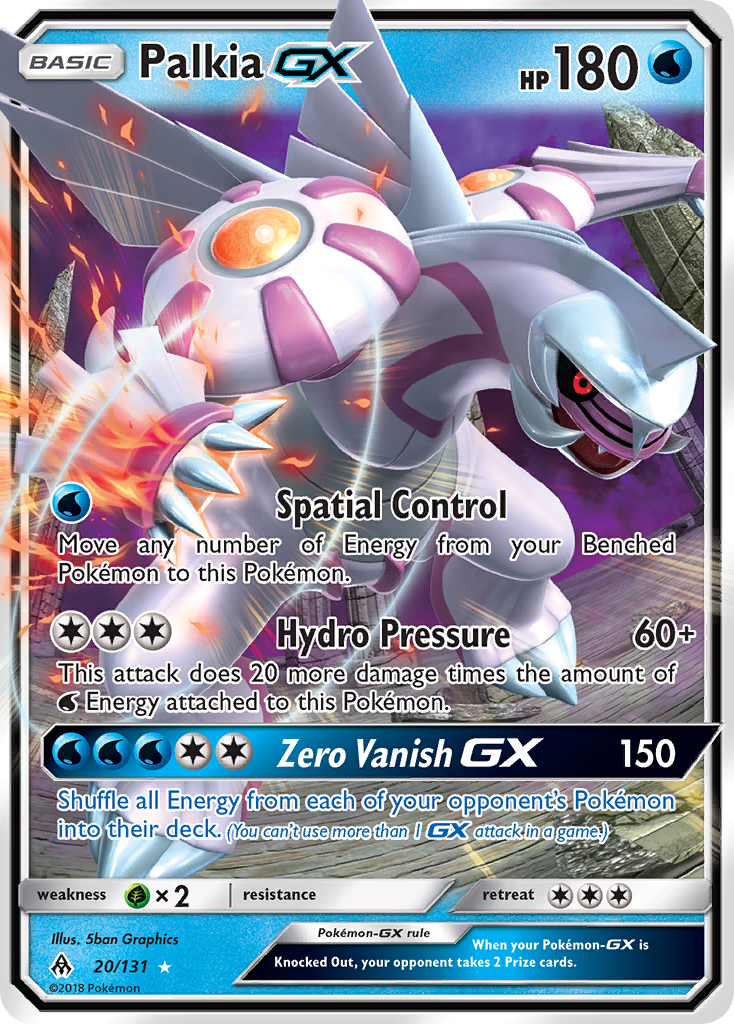 Palkia GX (20/131) [Sun & Moon: Forbidden Light] | Good Games Adelaide SA