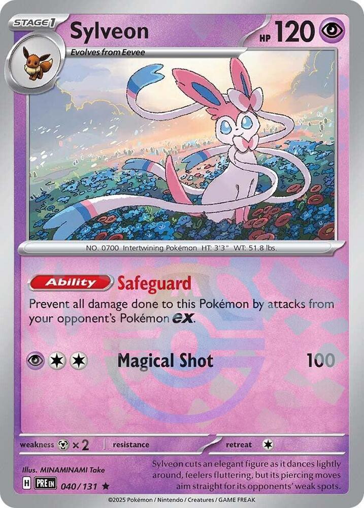 Sylveon 040/131 (SV: Prismatic Evolutions)  - Holofoil | Good Games Adelaide SA