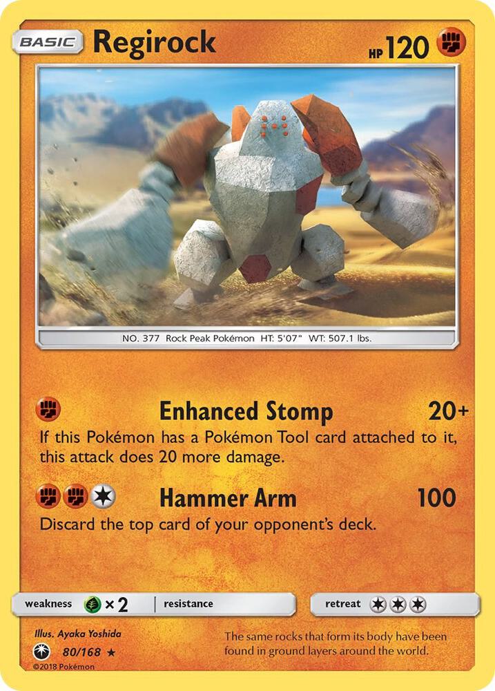 Regirock 80/168 (SM - Celestial Storm)  | Good Games Adelaide SA