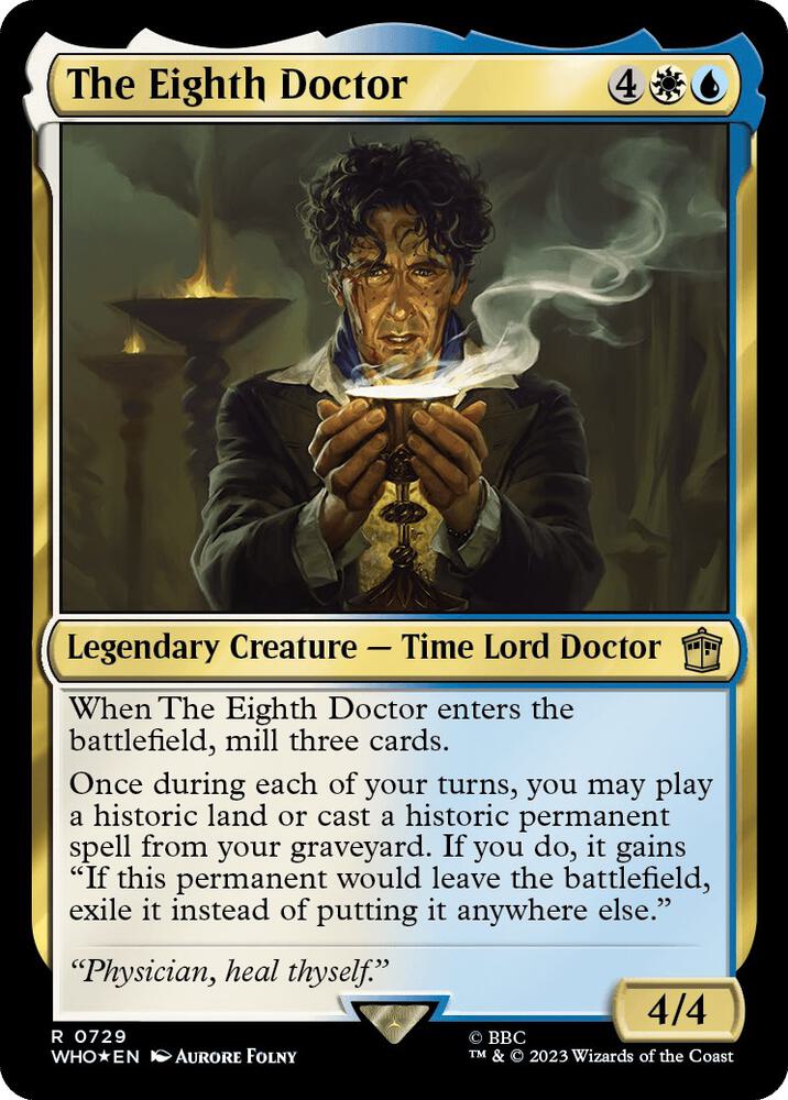 The Eighth Doctor 729 (Universes Beyond: Doctor Who)  - Foil | Good Games Adelaide SA