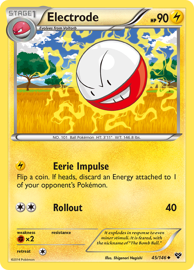 Electrode (45/146) [XY: Base Set] | Good Games Adelaide SA