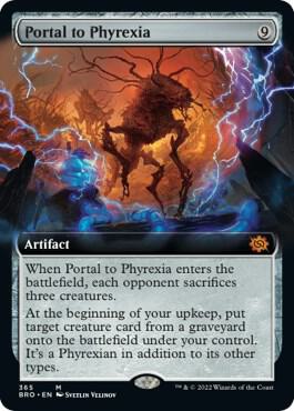 Portal to Phyrexia Extended Art 365 (The Brothers' War)  - Foil | Good Games Adelaide SA
