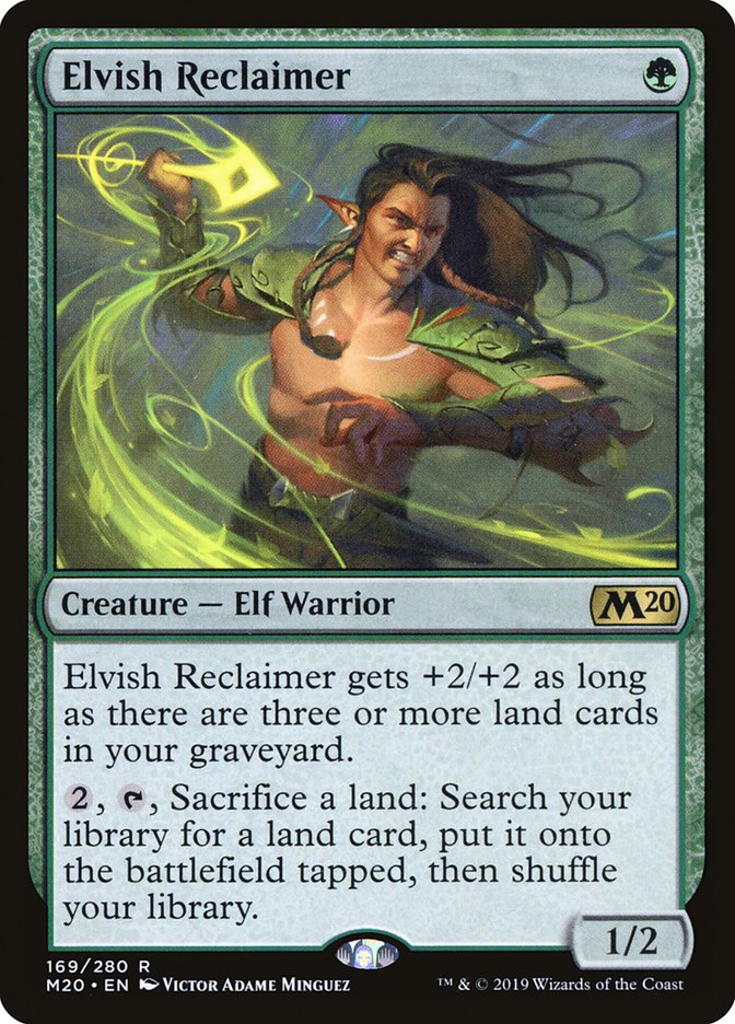 Elvish Reclaimer 169 (Core Set 2020)  - Foil | Good Games Adelaide SA