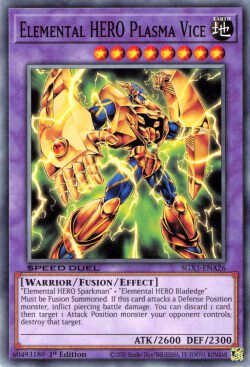 Elemental HERO Plasma Vice [SGX1-ENA26] Common | Good Games Adelaide SA