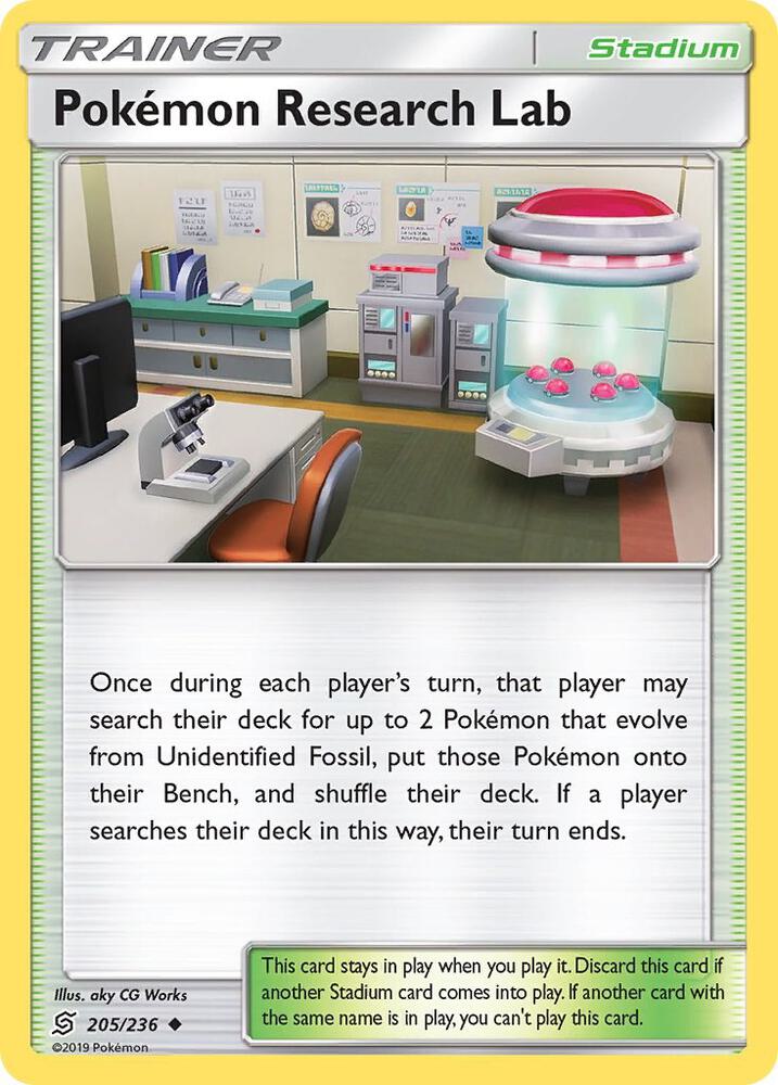 Pokemon Research Lab 205/236 (SM - Unified Minds)  | Good Games Adelaide SA