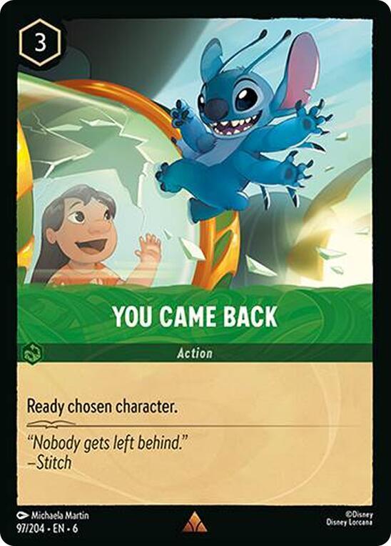 You Came Back 97/204 (Azurite Sea)  | Good Games Adelaide SA
