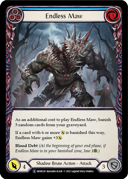 Endless Maw (Blue) [U-MON128] Unlimited Normal | Good Games Adelaide SA