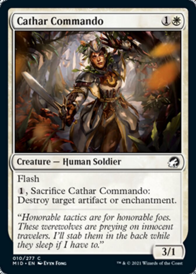 Cathar Commando [Innistrad: Midnight Hunt] | Good Games Adelaide SA