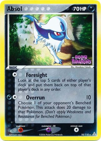 Absol (18/110) (Stamped) [EX: Holon Phantoms] | Good Games Adelaide SA