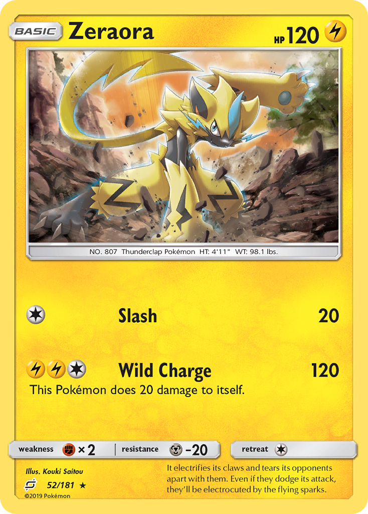 Zeraora (52/181) [Sun & Moon: Team Up] | Good Games Adelaide SA