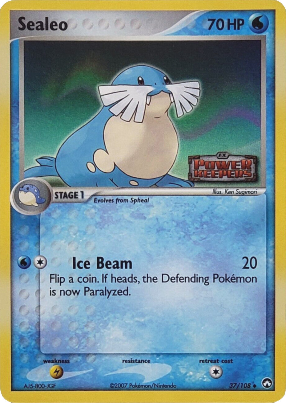 Sealeo (37/108) (Stamped) [EX: Power Keepers] | Good Games Adelaide SA