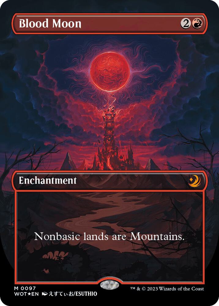Blood Moon 97 (Wilds of Eldraine: Enchanting Tales)  - Foil | Good Games Adelaide SA